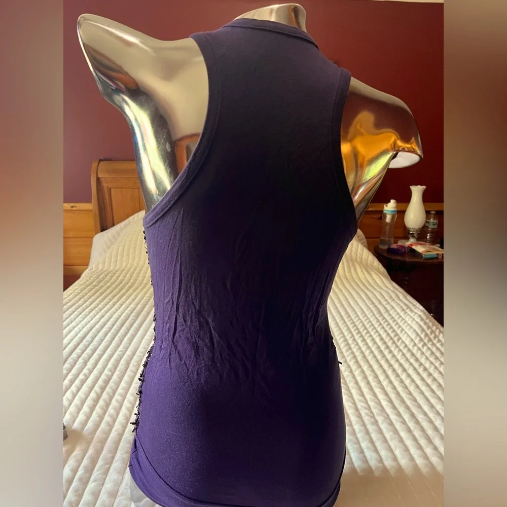 Deep Purple Sequin Racerback (S) - Picture 2 of 2